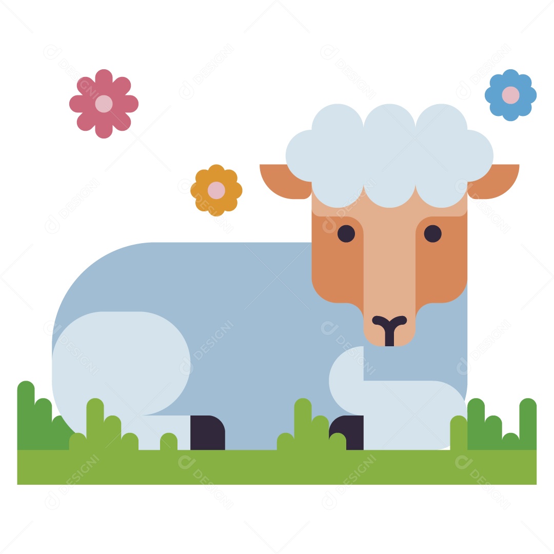 Ovelha Ilustração Vetor EPS