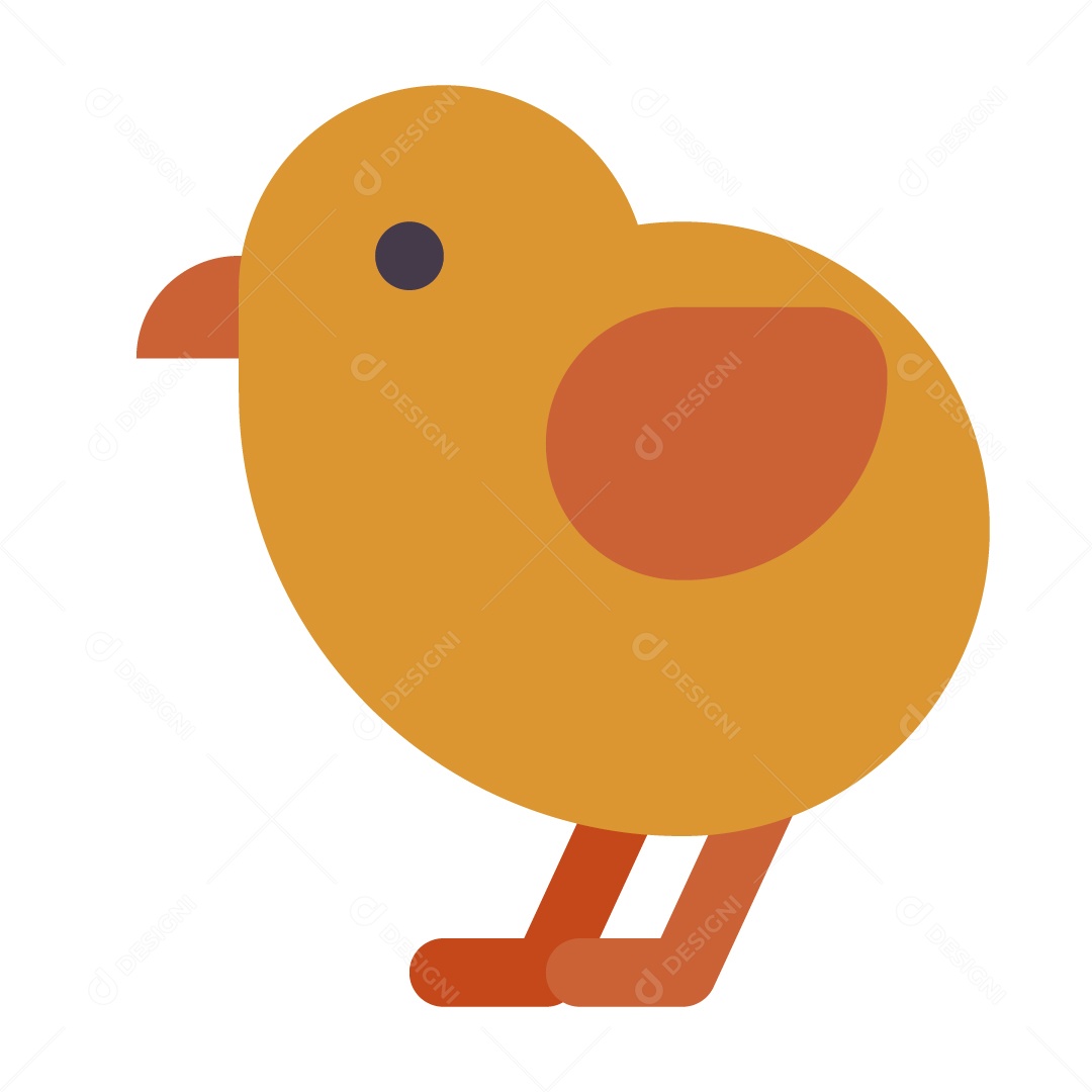 Pintinho Ilustração Vetor EPS