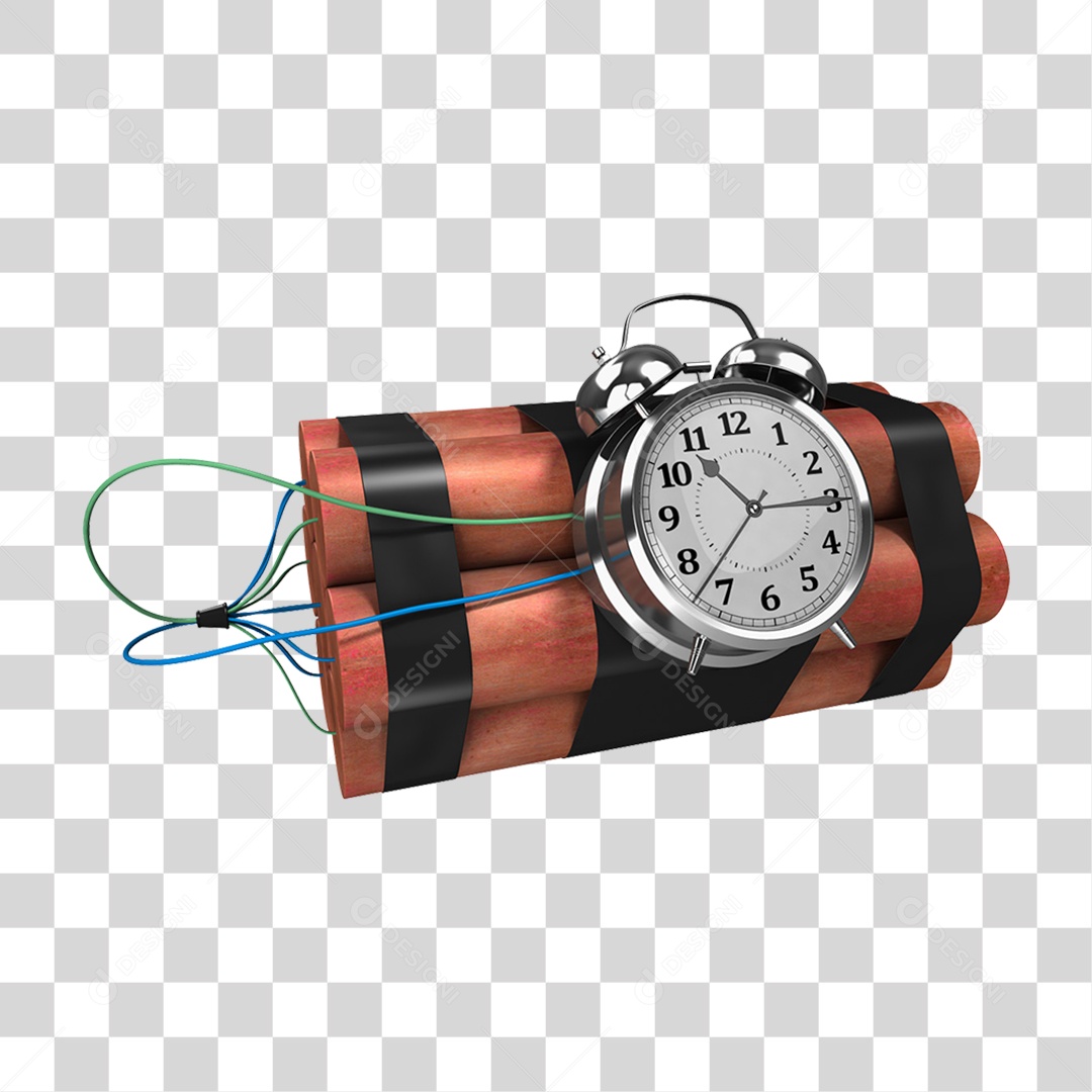 Bomba Dinamite PNG Transparente