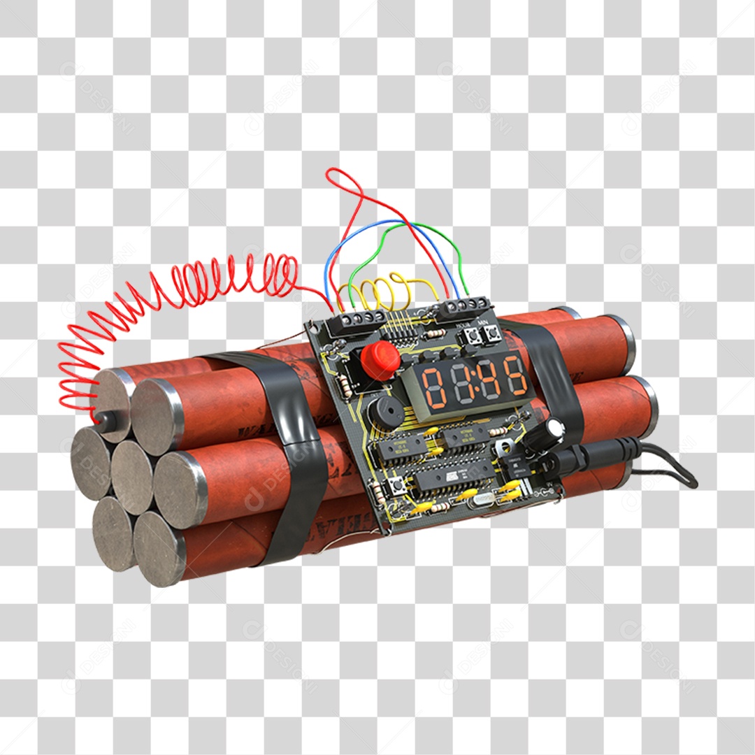 Bomba Dinamite PNG Transparente