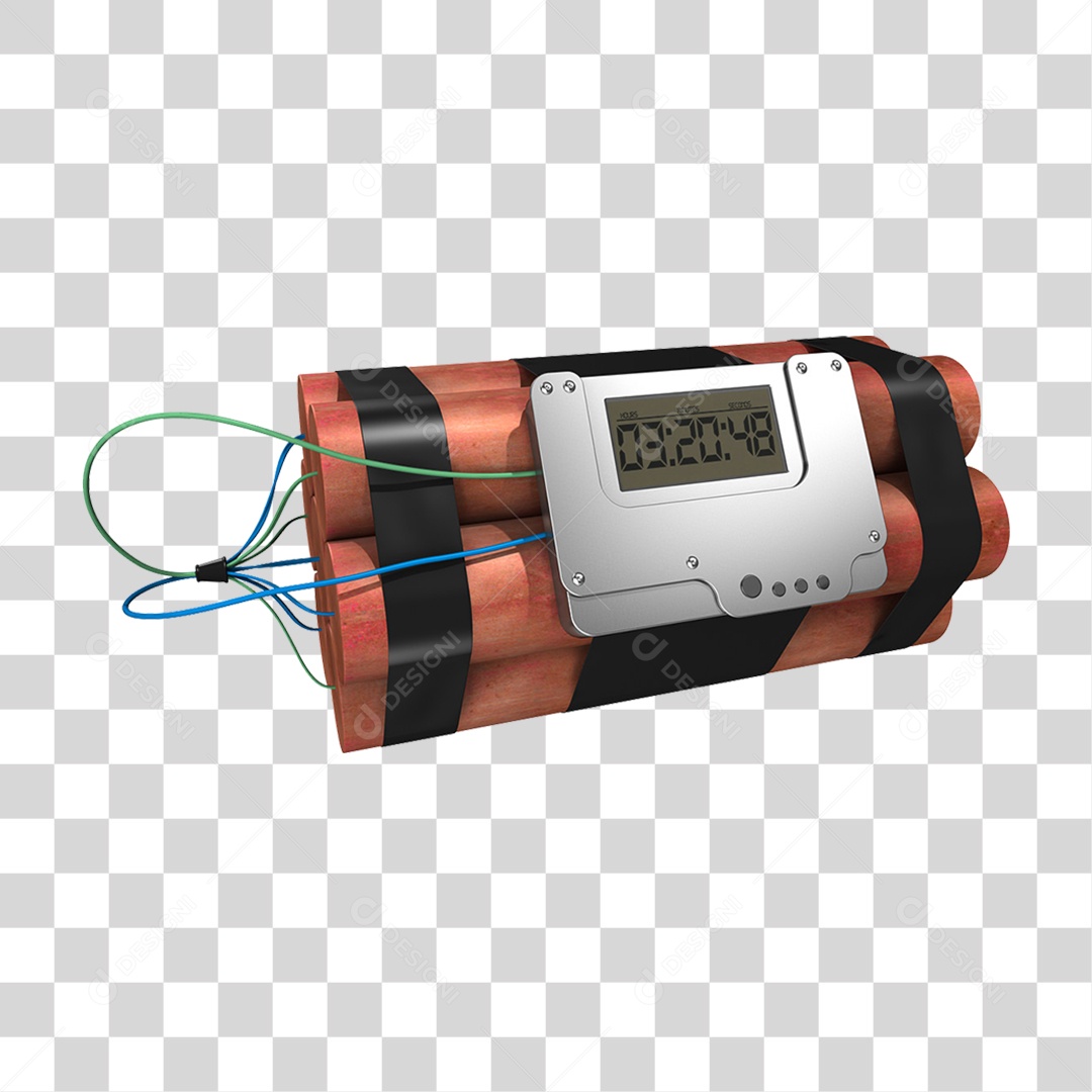 Bomba Dinamite PNG Transparente