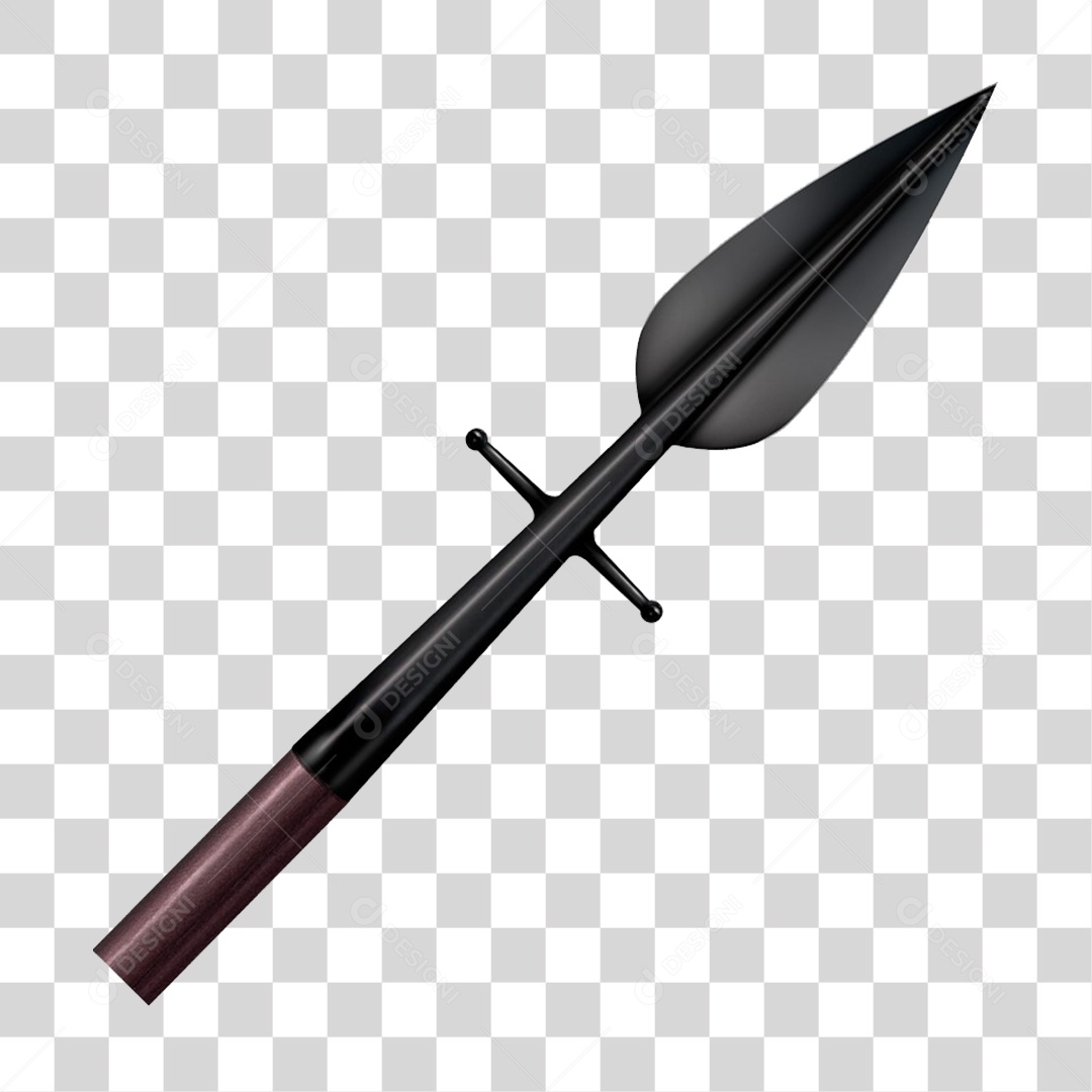 Ponta de Lança de Batalha PNG Transparente