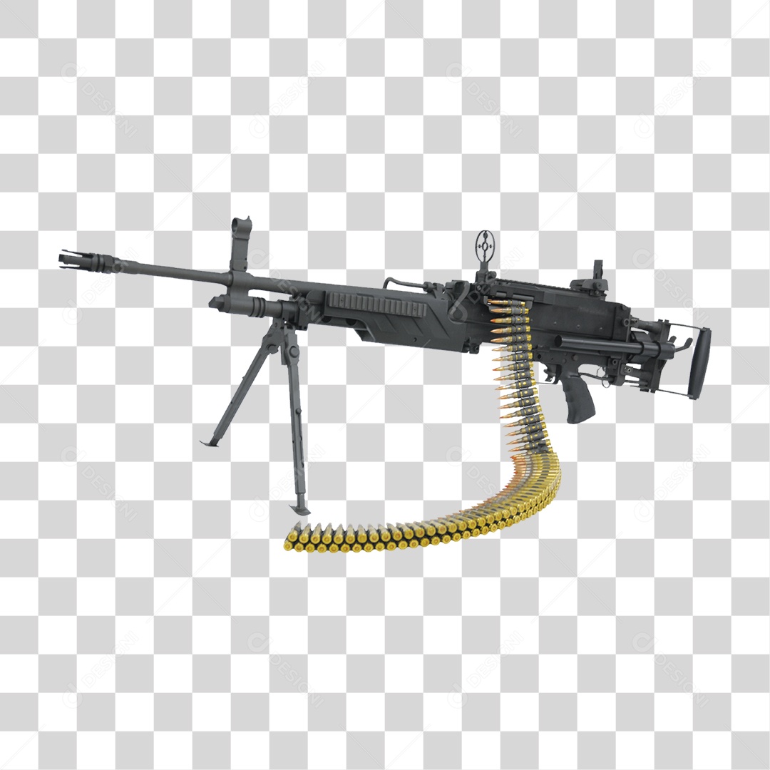 Metralhadora PNG Transparente