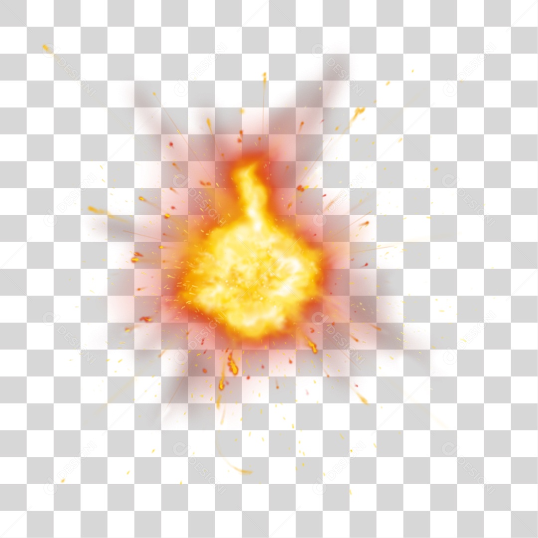 Explosão de Bombas PNG Tansparente