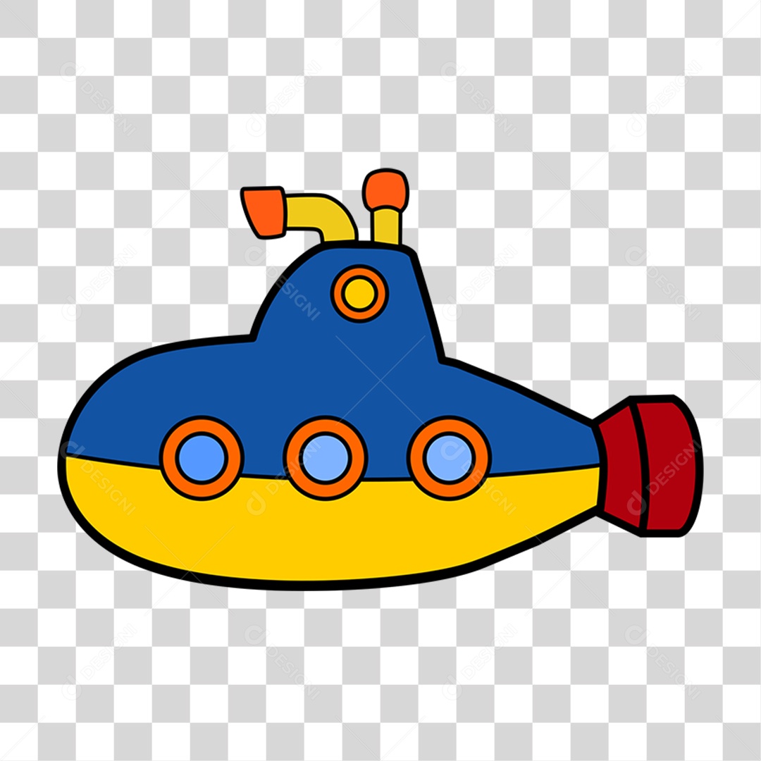Submarino PNG Transparente