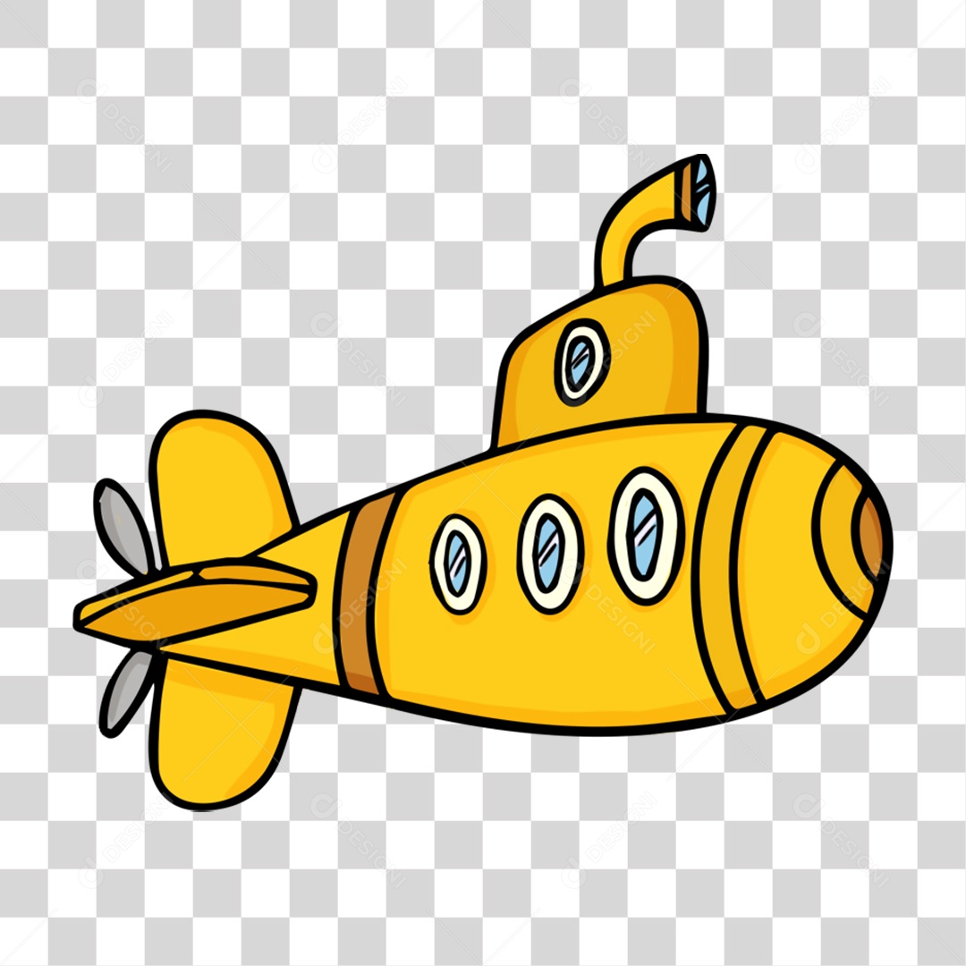 Submarino PNG Transparente