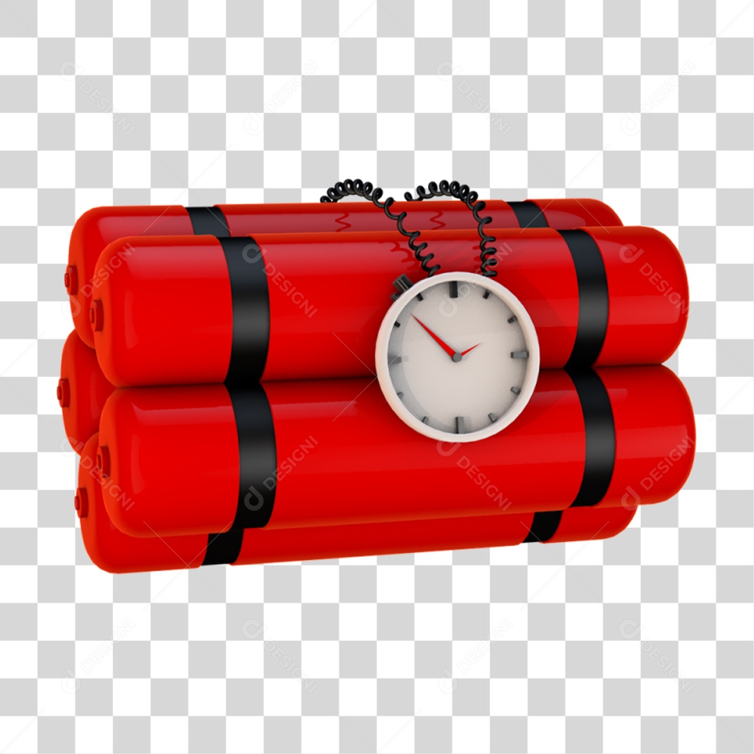 Bomba Dinamite PNG Transparente