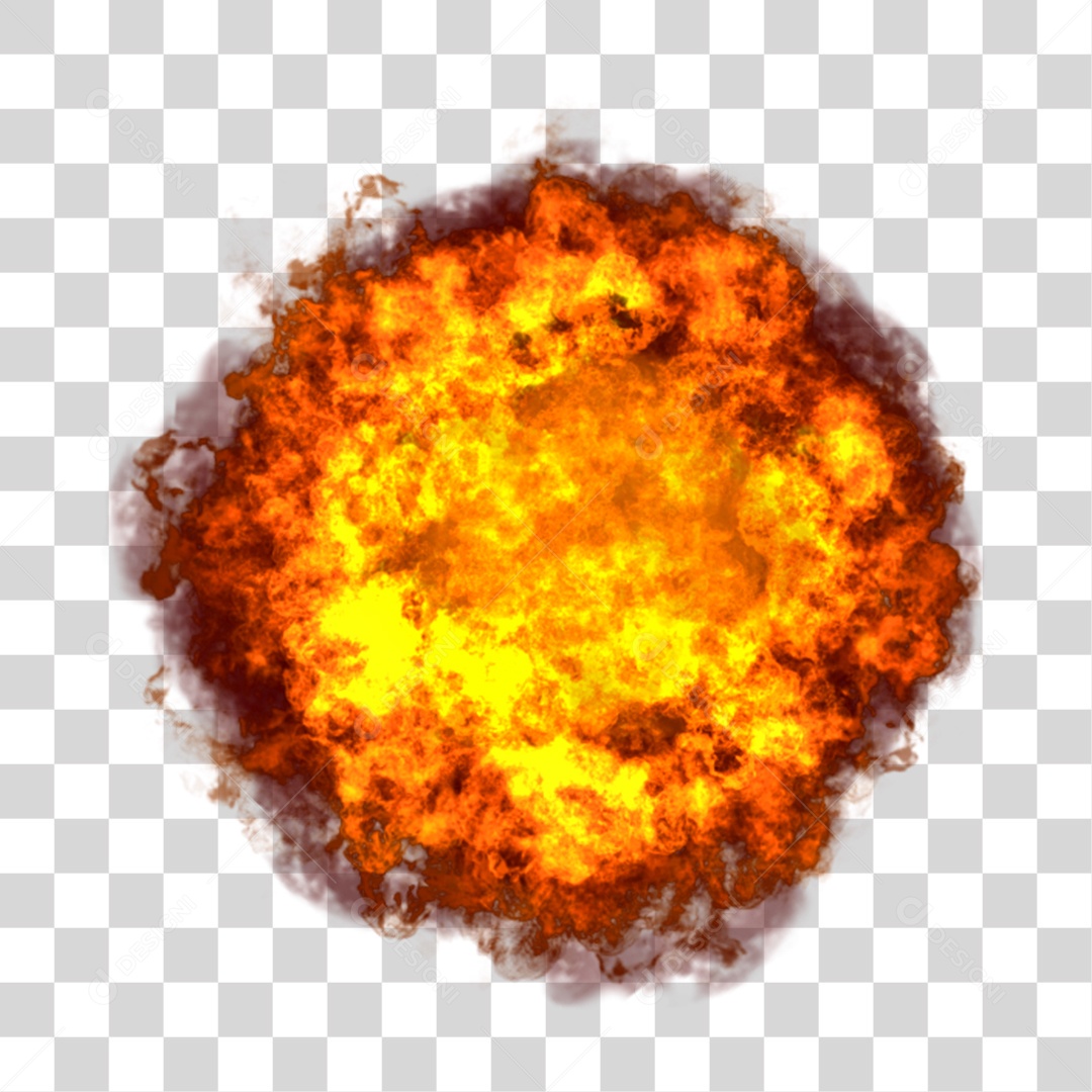 Explosão de Bombas PNG Tansparente