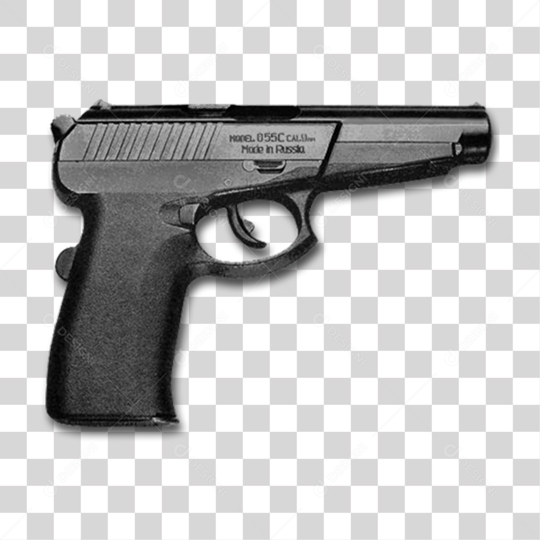 Pistola Automática PNG Transparente