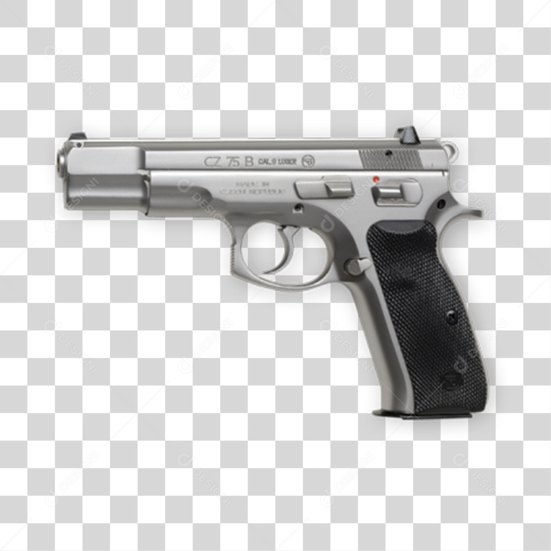 Pistola Automática PNG Transparente