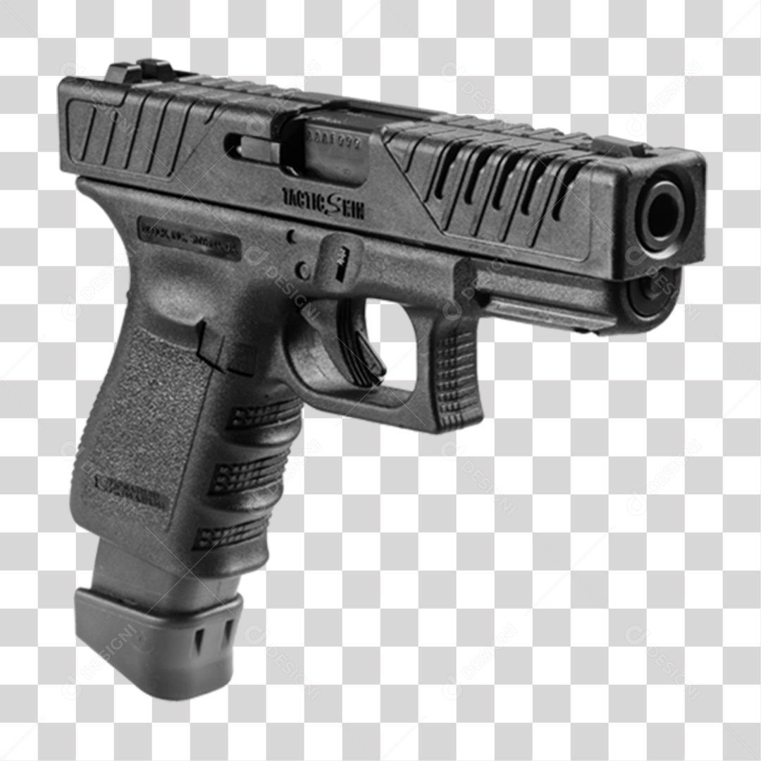 Pistola Automática PNG Transparente