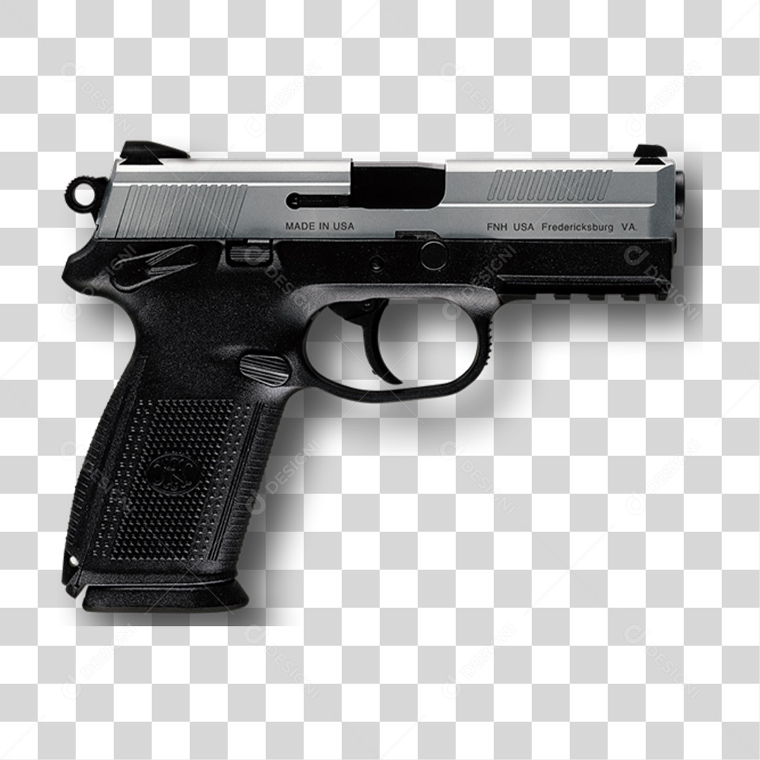 Pistola Automática PNG Transparente