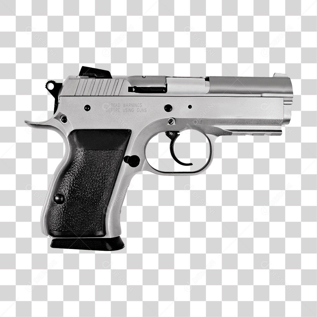 Pistola Automática PNG Transparente