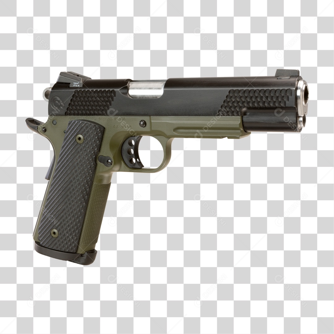 Pistola Automática PNG Transparente