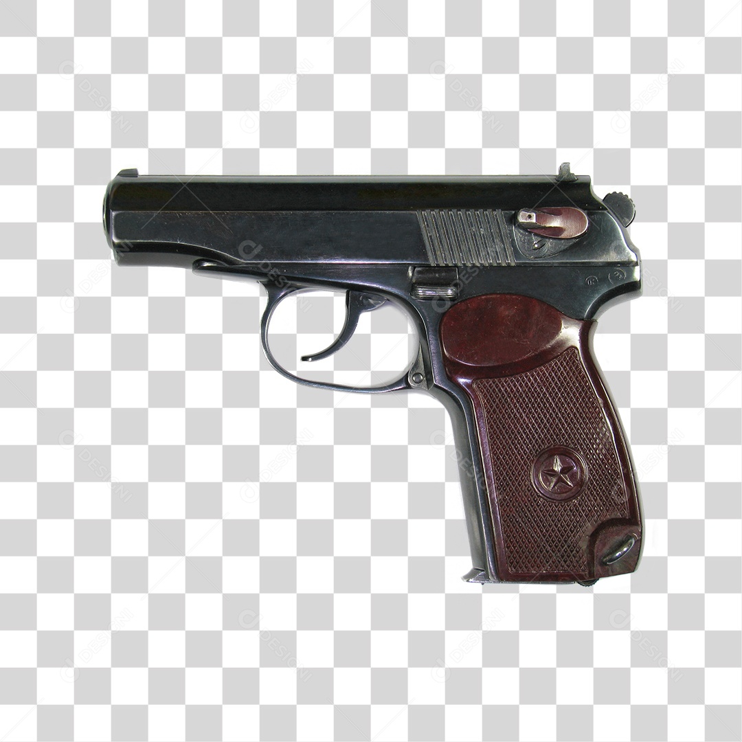 Pistola Automática PNG Transparente