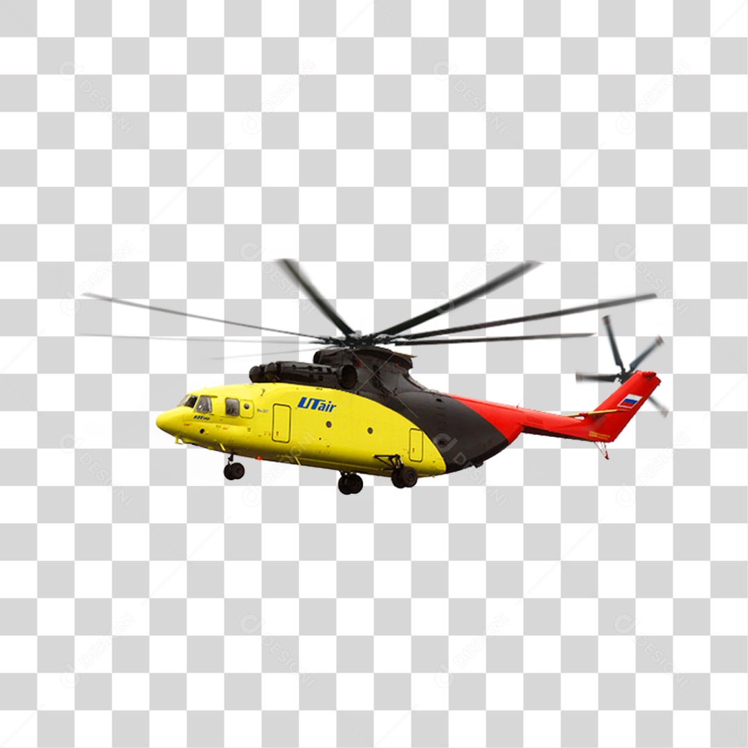 Helicóptero PNG Transparente