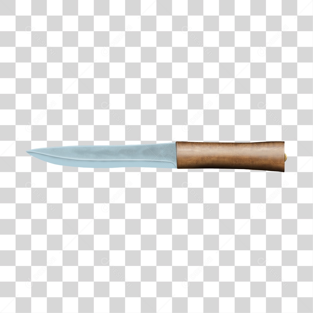 Faca Artesanal PNG Transparente