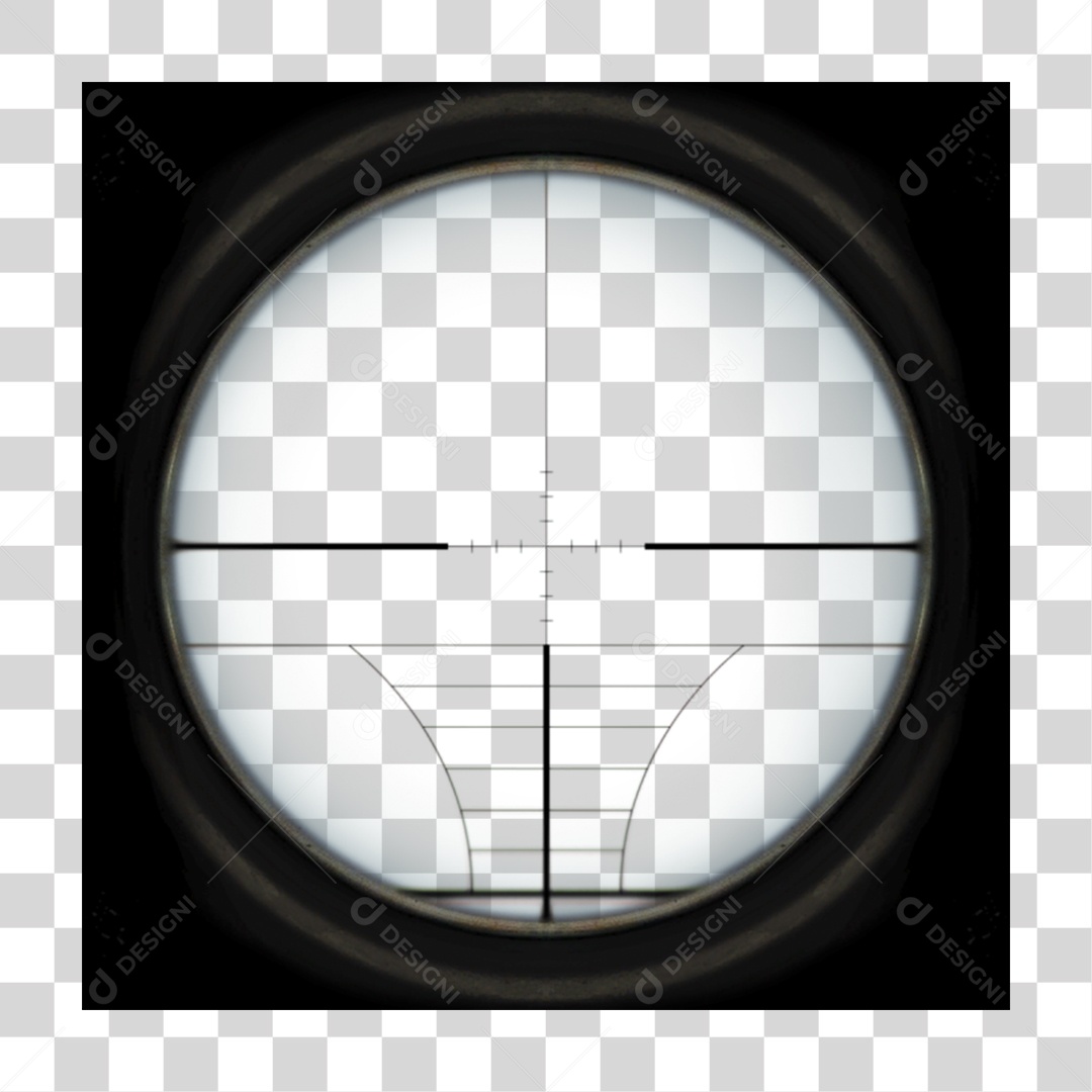 Mira Telescópica PNG Transparente