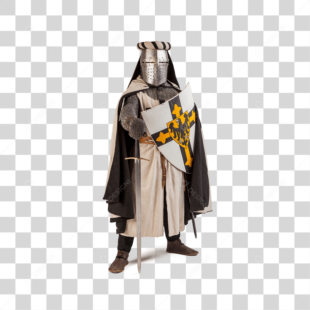 Cavaleiro com Armadura PNG Transparente