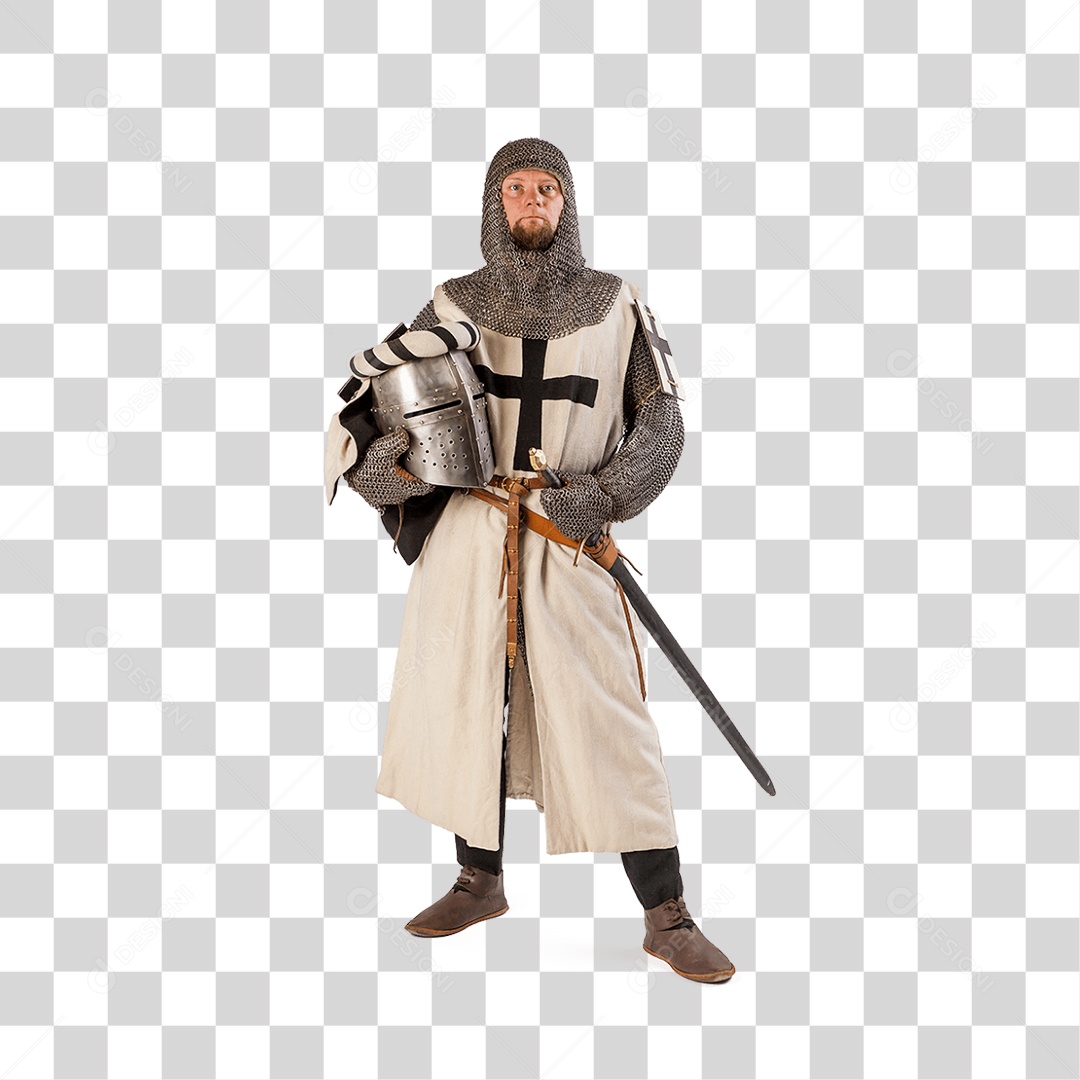 Cavaleiro com Armadura PNG Transparente