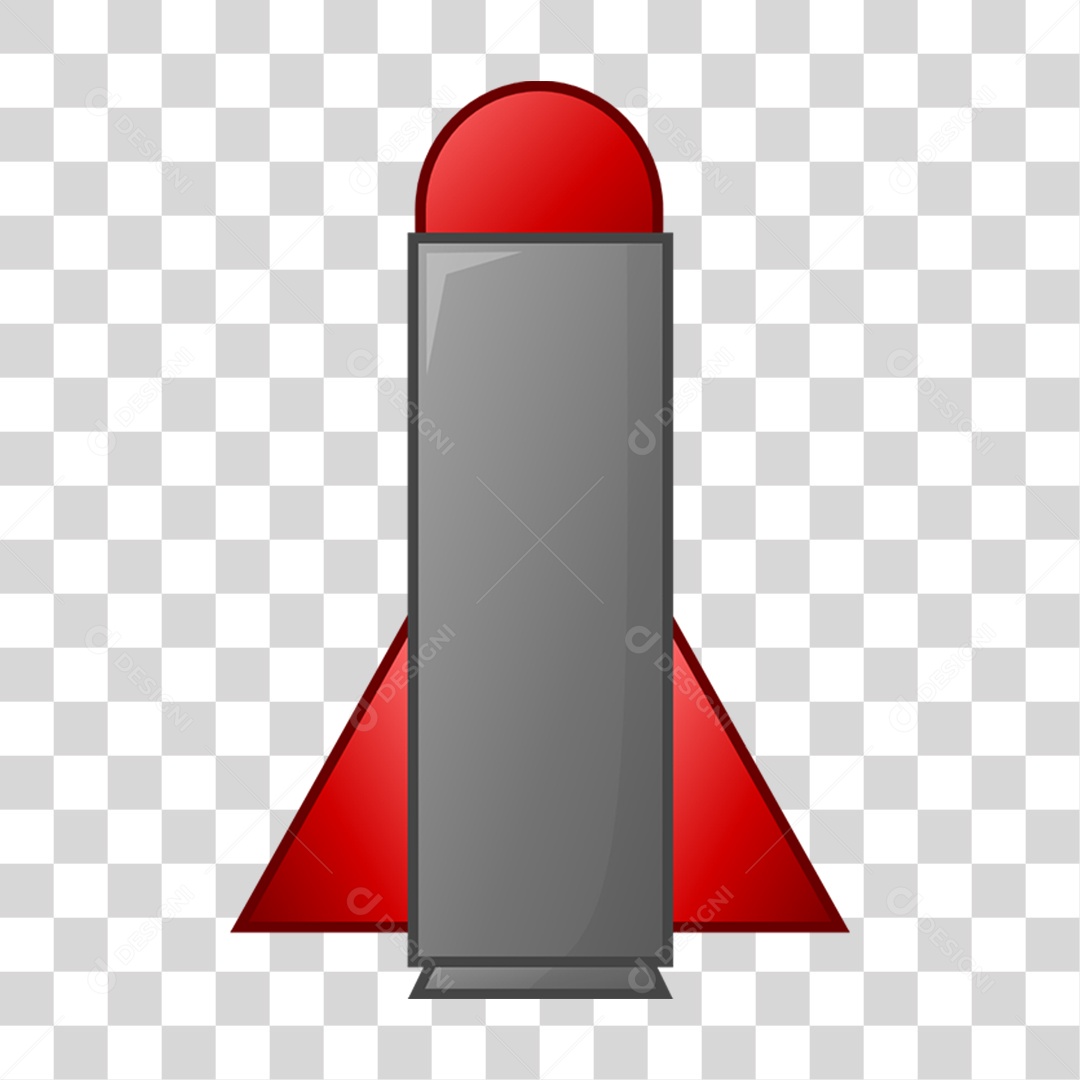 Foguete Subindo PNG Transparente