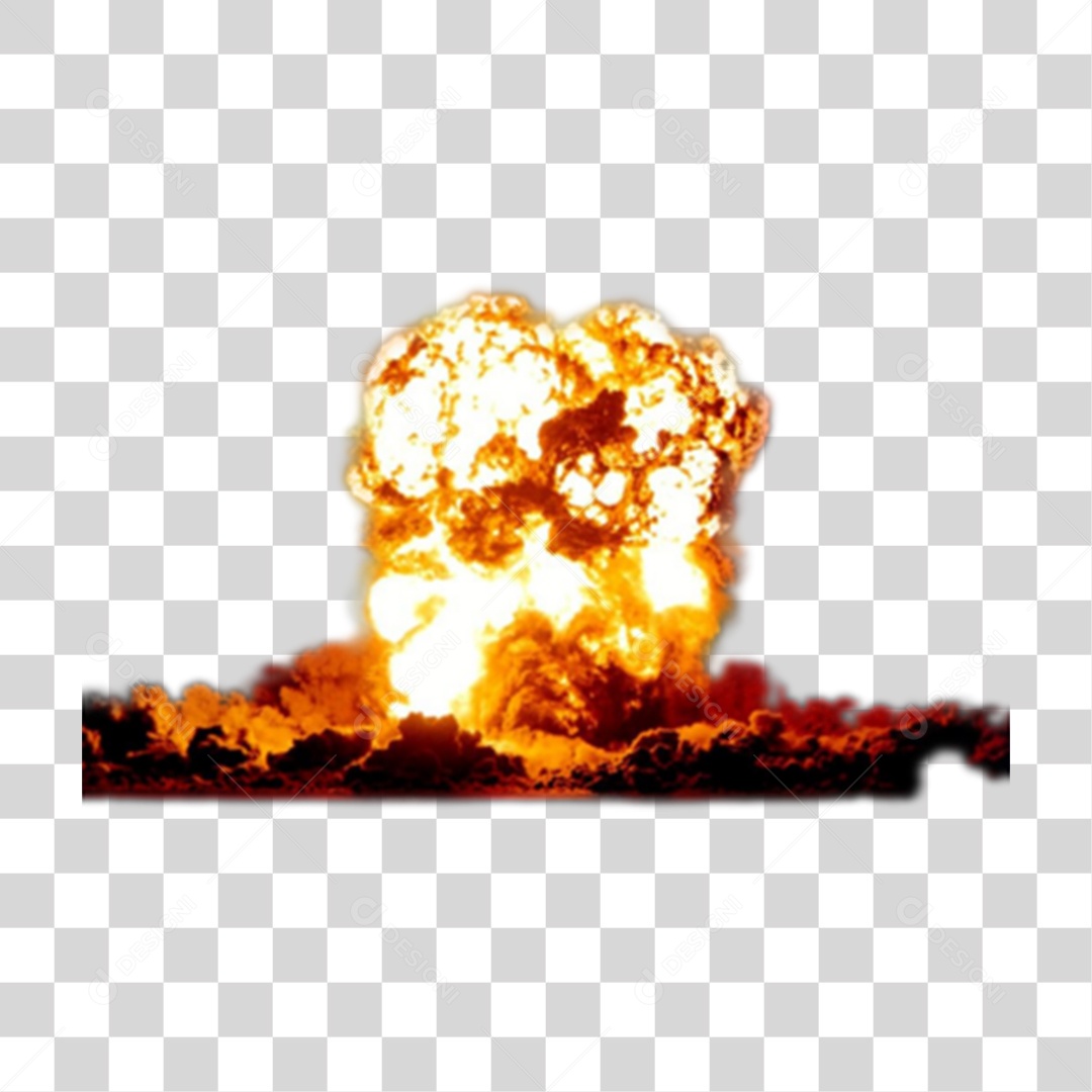 Explosão de Bombas PNG Tansparente