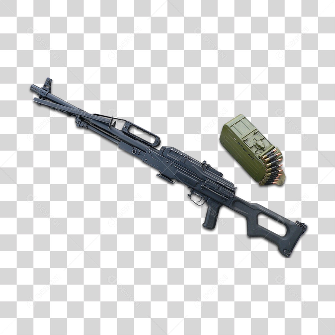 Metralhadora PNG Transparente