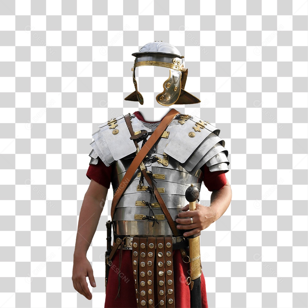 Homem com Armadura PNG Transparente
