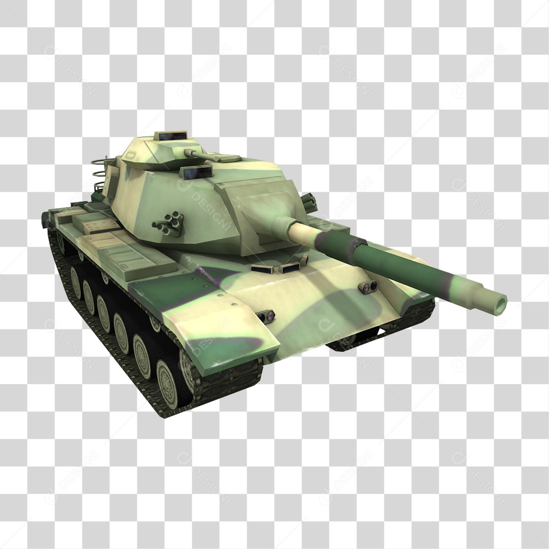 Tanque de Guerra PNG Transparente