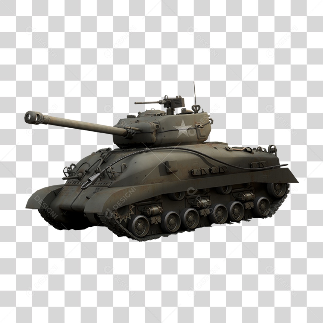 Tanque de Guerra PNG Transparente