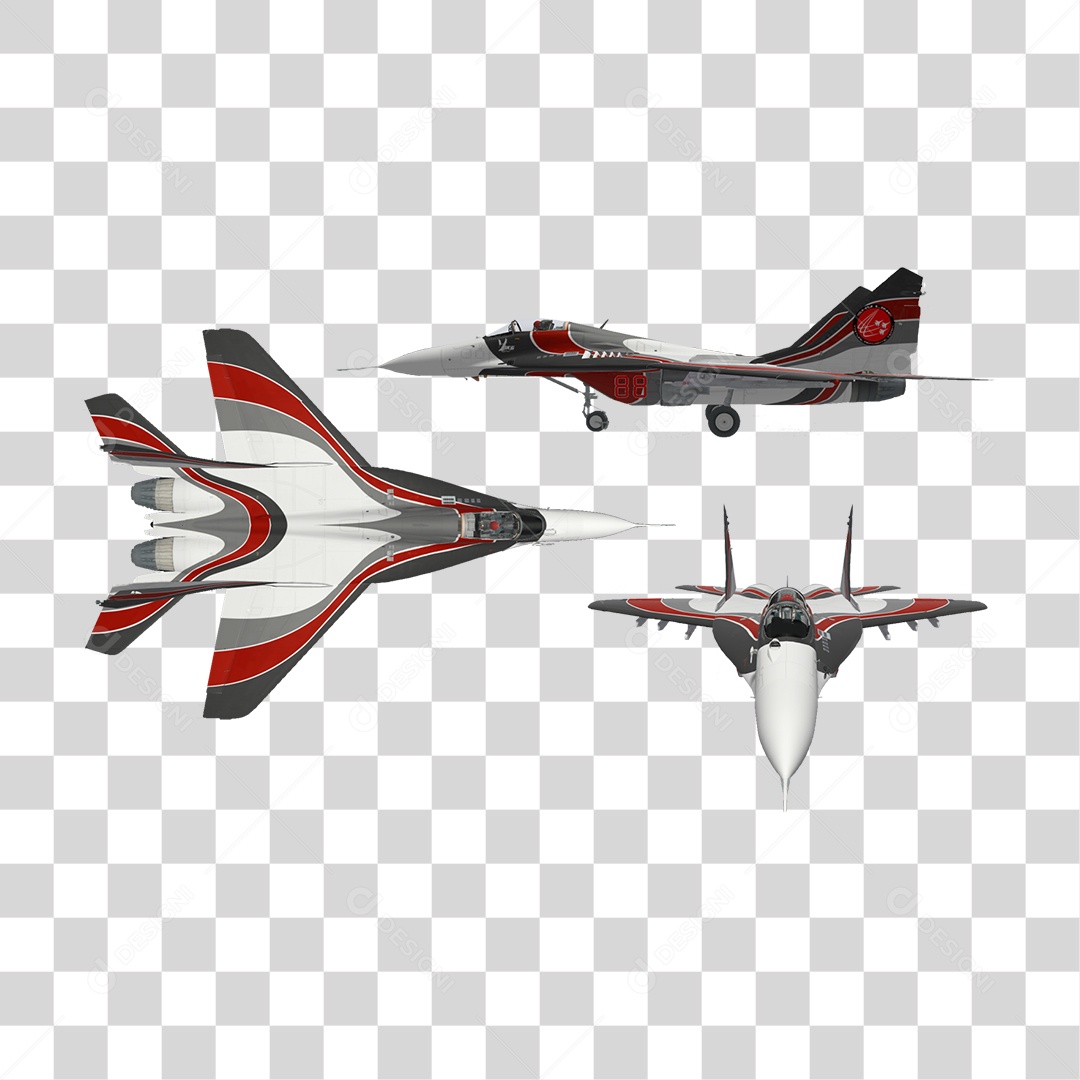 Aviões de Caça PNG Transparente