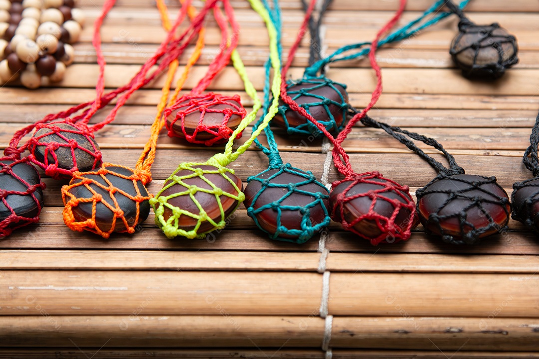 Artesanato típico dos índios Tupinambá do sul da Bahia Brasil.