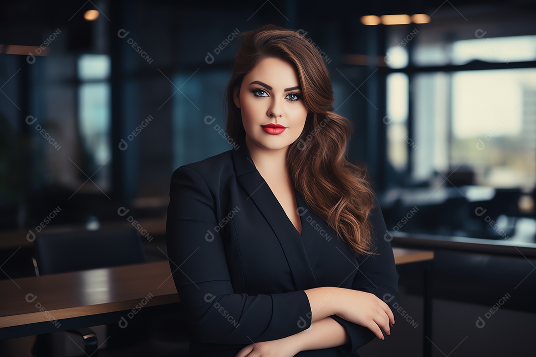 Empresária plus size