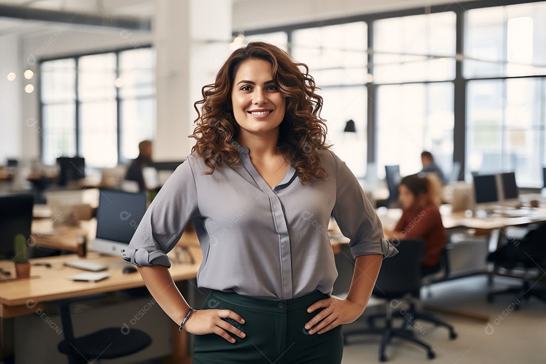 Empresária plus size