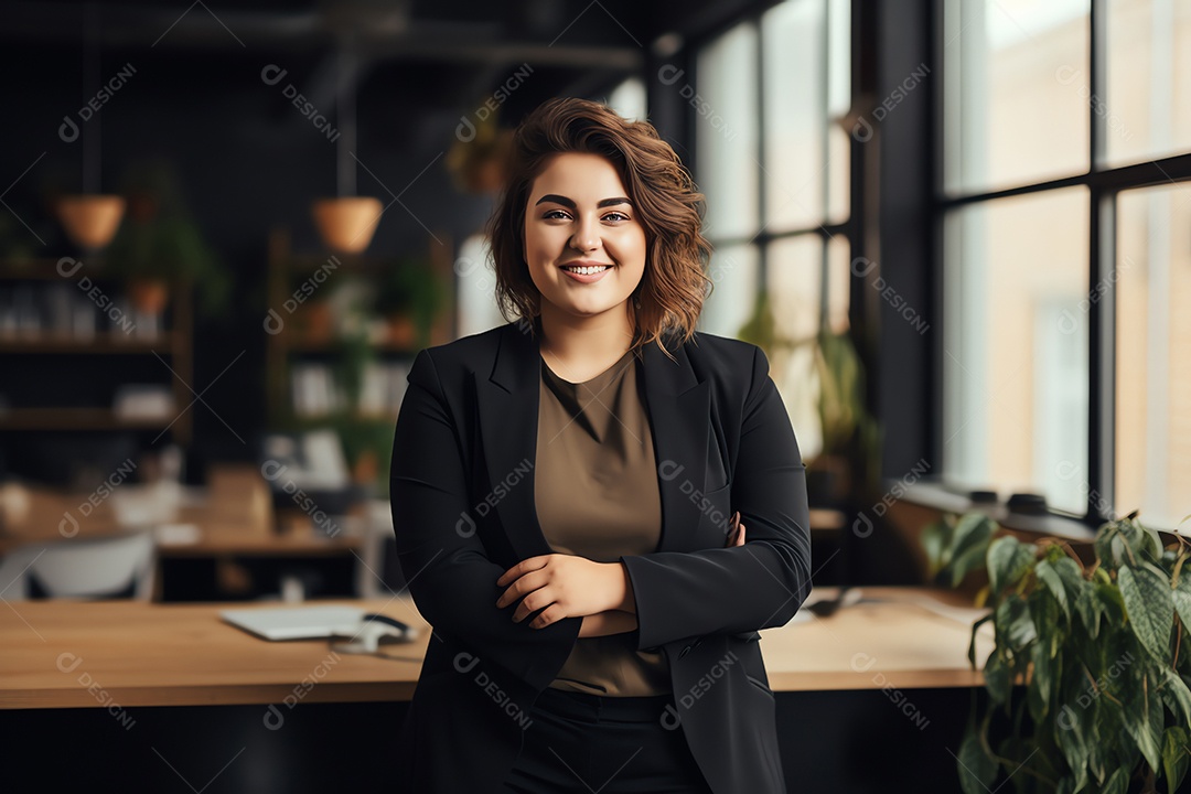 Empresária plus size