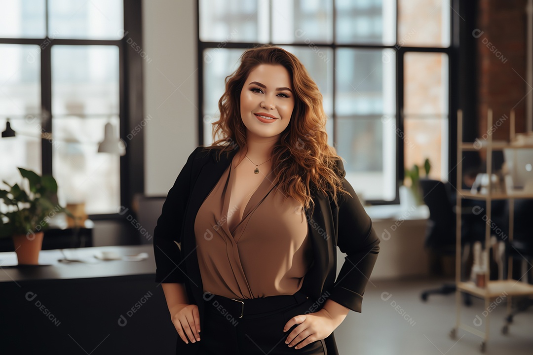 Empresária plus size