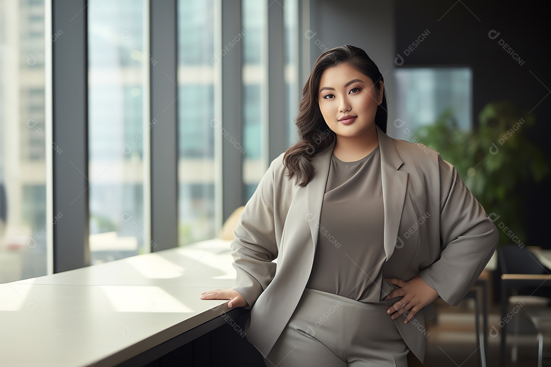 Empresária plus size