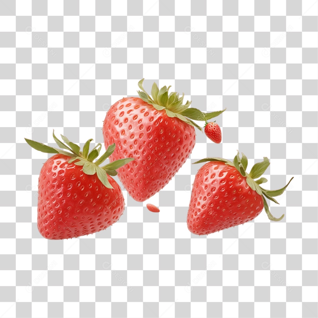 Frutas Morango Suco PNG Transparente