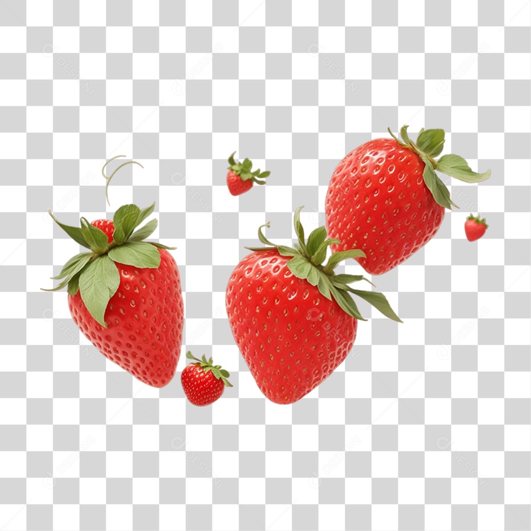 Frutas Morango Suco PNG Transparente