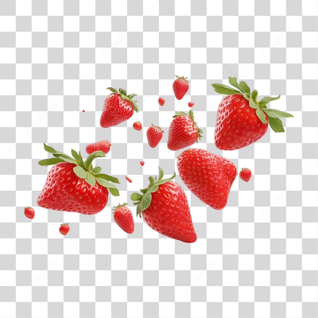 Frutas Morango Suco PNG Transparente