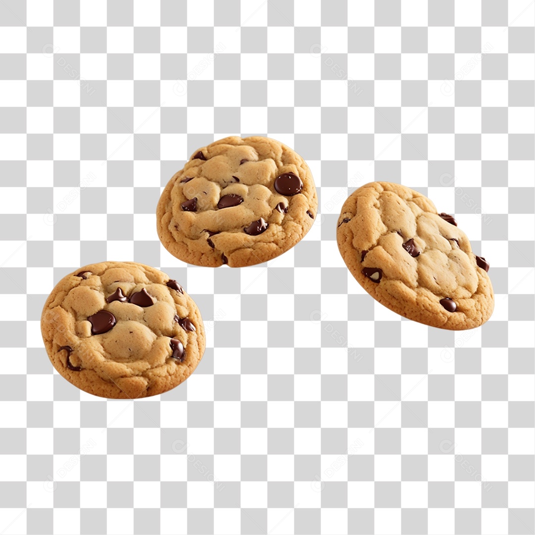 Biscoitos de Chocolate PNG Transparente