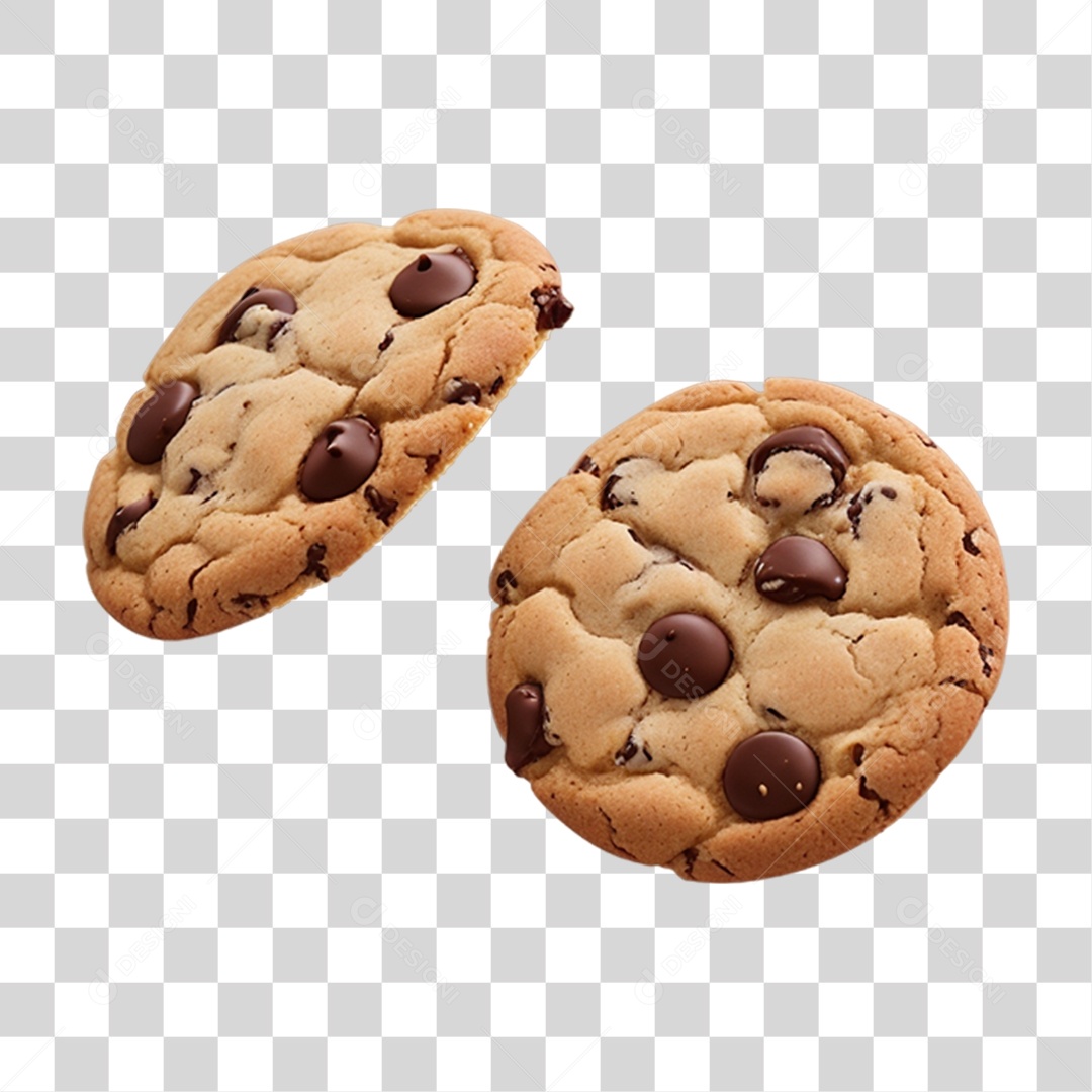 Biscoitos de Chocolate PNG Transparente