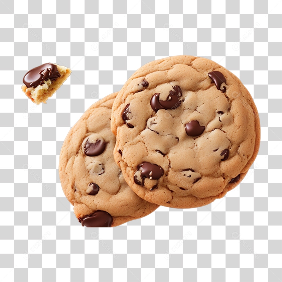 Biscoitos de Chocolate PNG Transparente