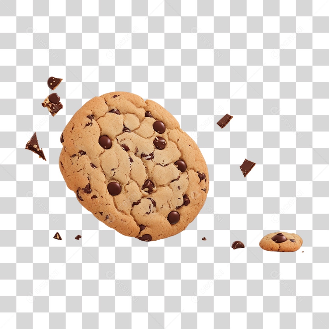 Biscoitos de Chocolate PNG Transparente