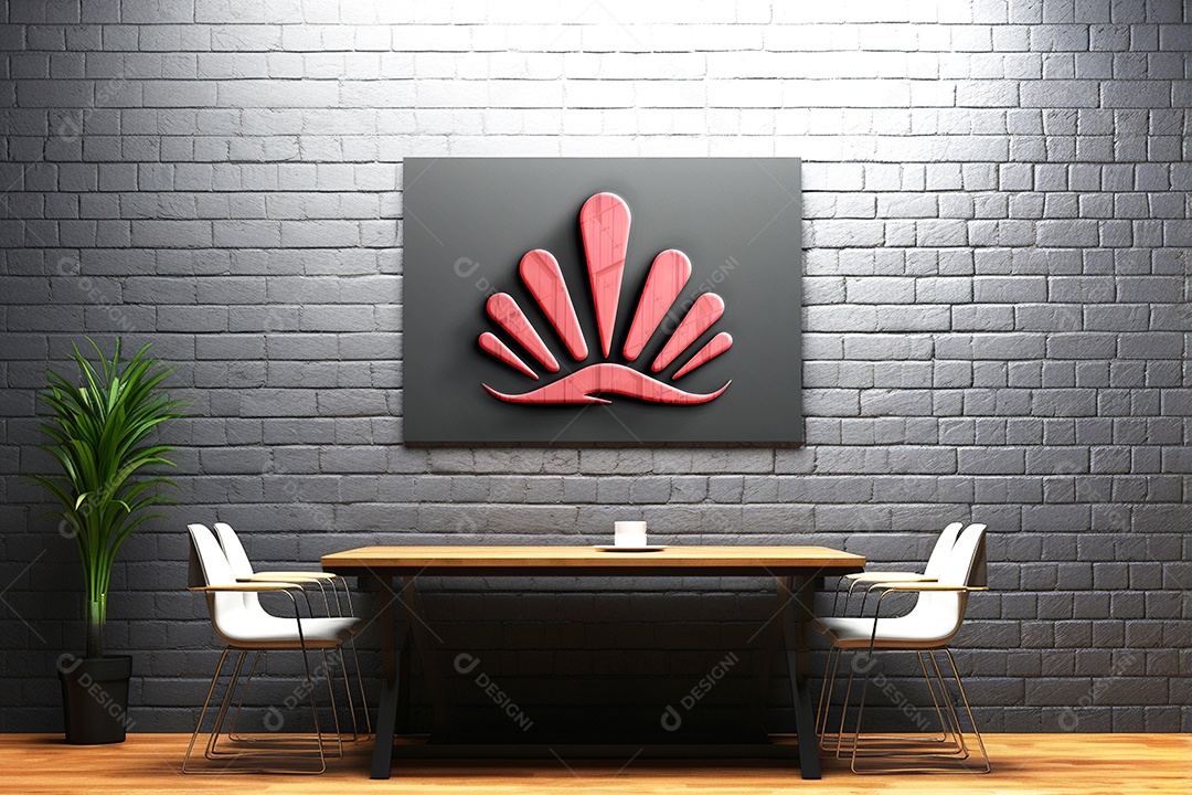 Mockup Logo de Empresa PSD Editável