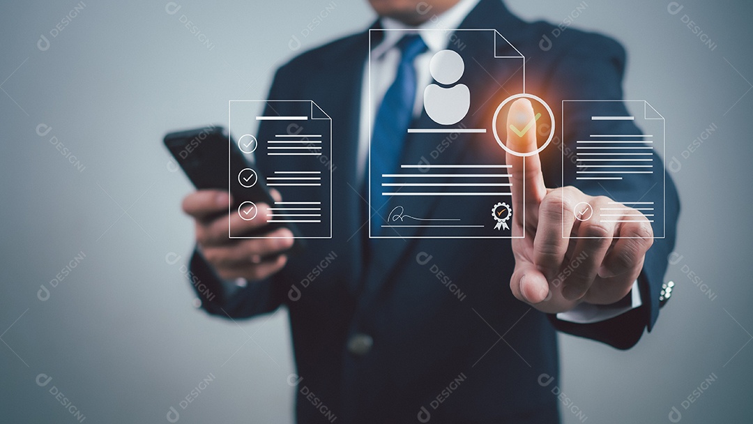 Conceito de negócio de gestão de recrutamento. Gestão de Relacionamento com estrutura global. Recursos Humanos.