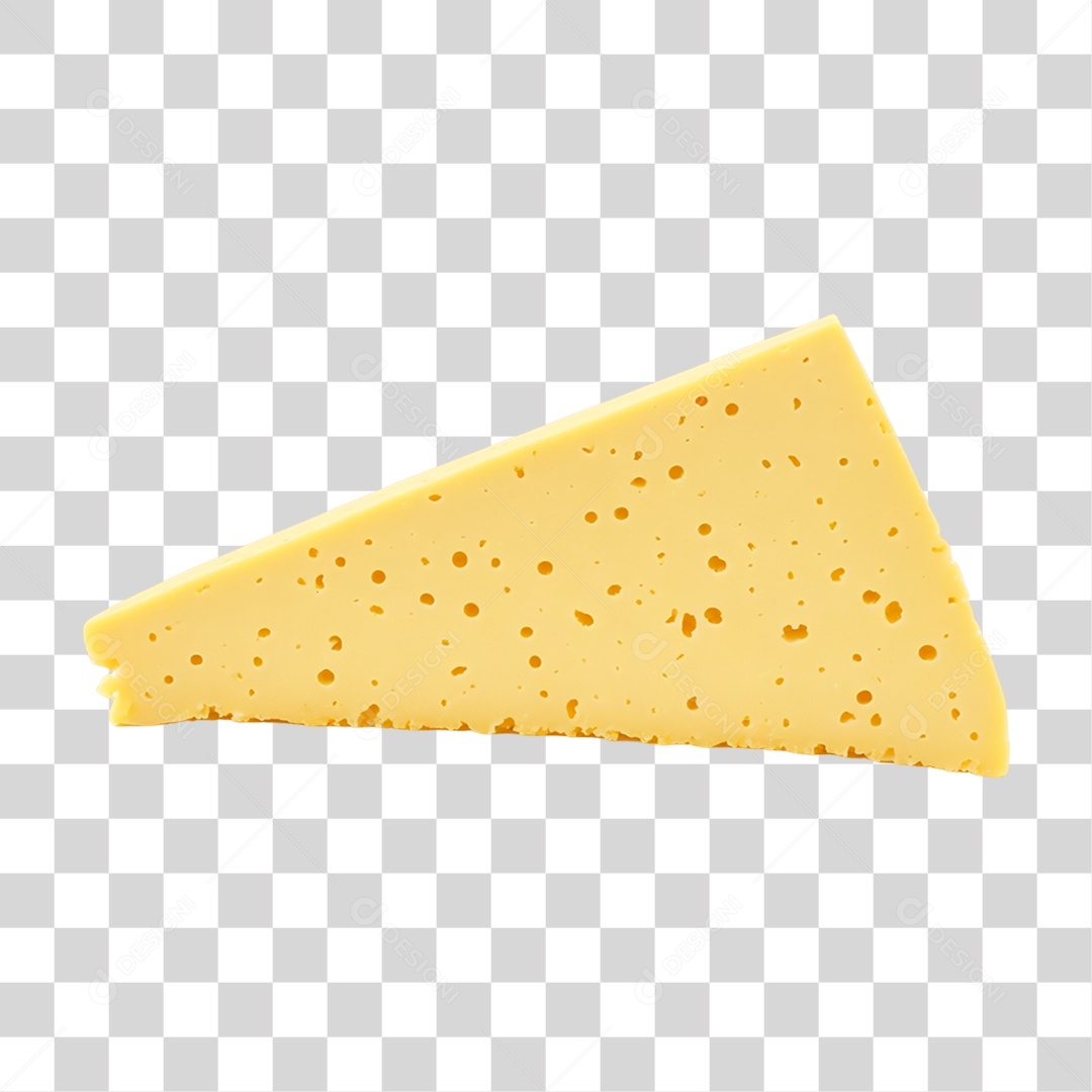 Pedaço Fatia de Queijo PNG Transparente