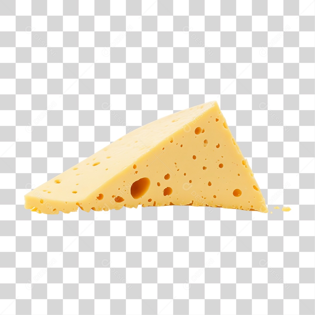 Pedaço Fatia de Queijo PNG Transparente