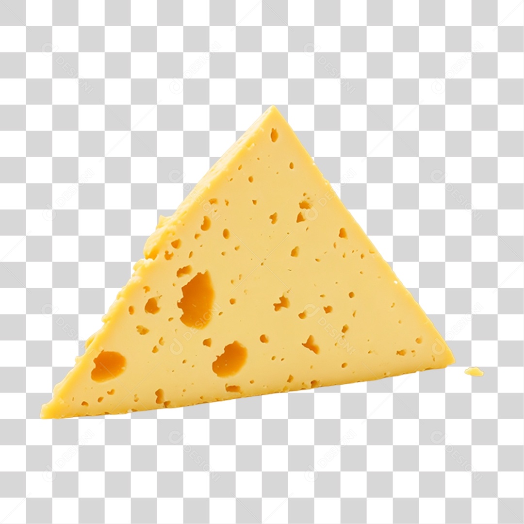 Pedaço Fatia de Queijo PNG Transparente