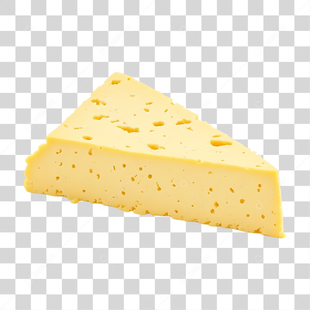 Pedaço Fatia de Queijo PNG Transparente
